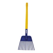 Spielstabil Sturdy Childrens Long Handled Leaf Rake Perfect Kids Gardening Tools Kids Rakes and Outside Toys for Ages 2 & Up