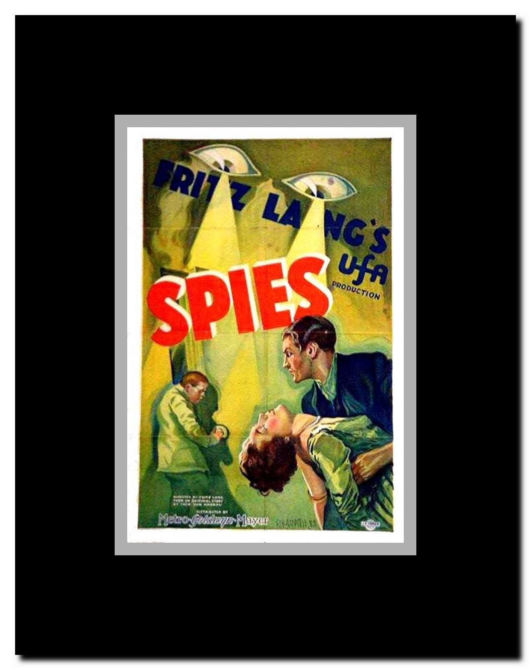 Spies Framed Movie Poster