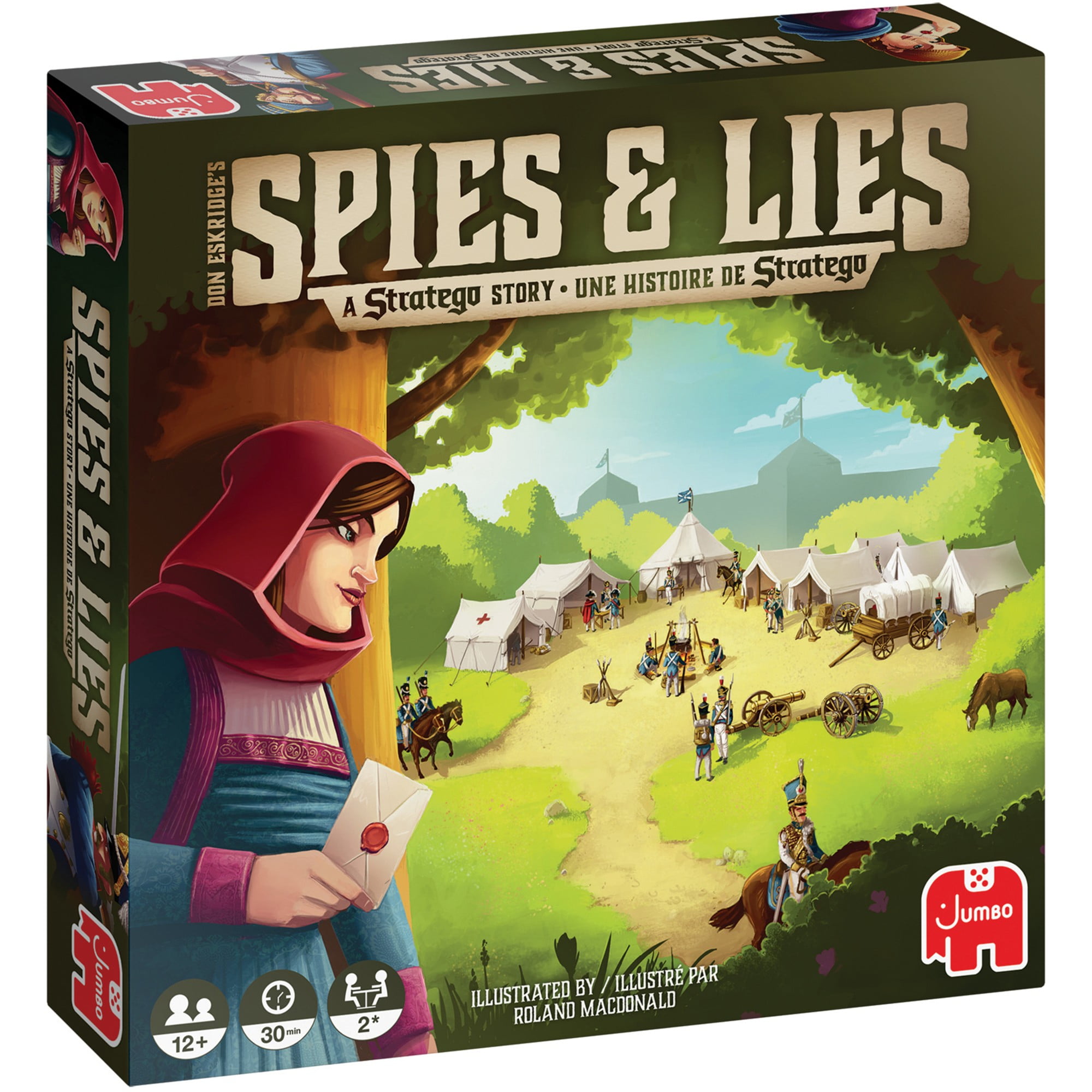 Spies \u0026 Lies - A Strategy Story Board Game, Two Player Game of Deduction \u0026 Deception, Jumbo Games, Head-To-Head Ages 12+, 2 Players, 30 Minute Playing Time