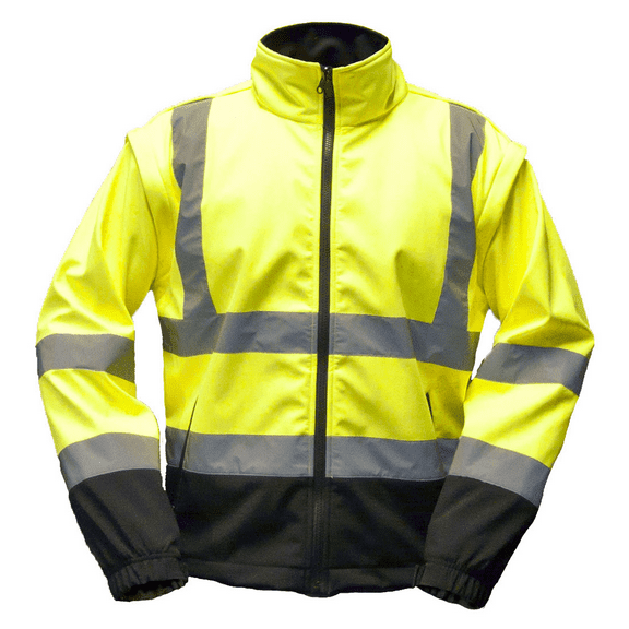 Clearance Item !!!
Spiewak VizGuard Performance Jacket / Liner Softshell,  HV-Yellow, 3X-Large / Long