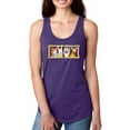 thumbnail image 1 of Spiffy Animals D. Racerback Tank Women -Victoria Borges Designs, Female Large, 1 of 4
