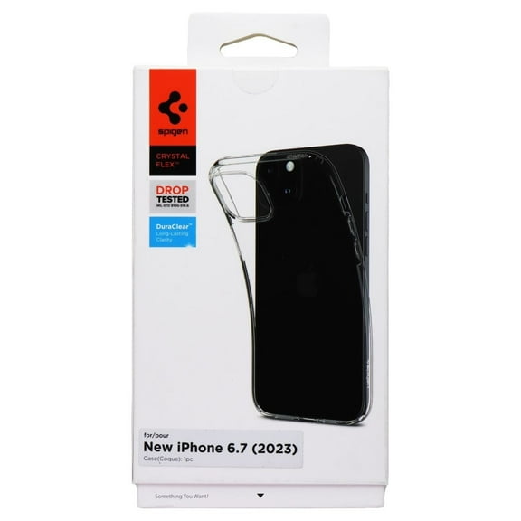 Spigen Crystal Flex Series Case for iPhone 15 Plus / 14 Plus - Clear