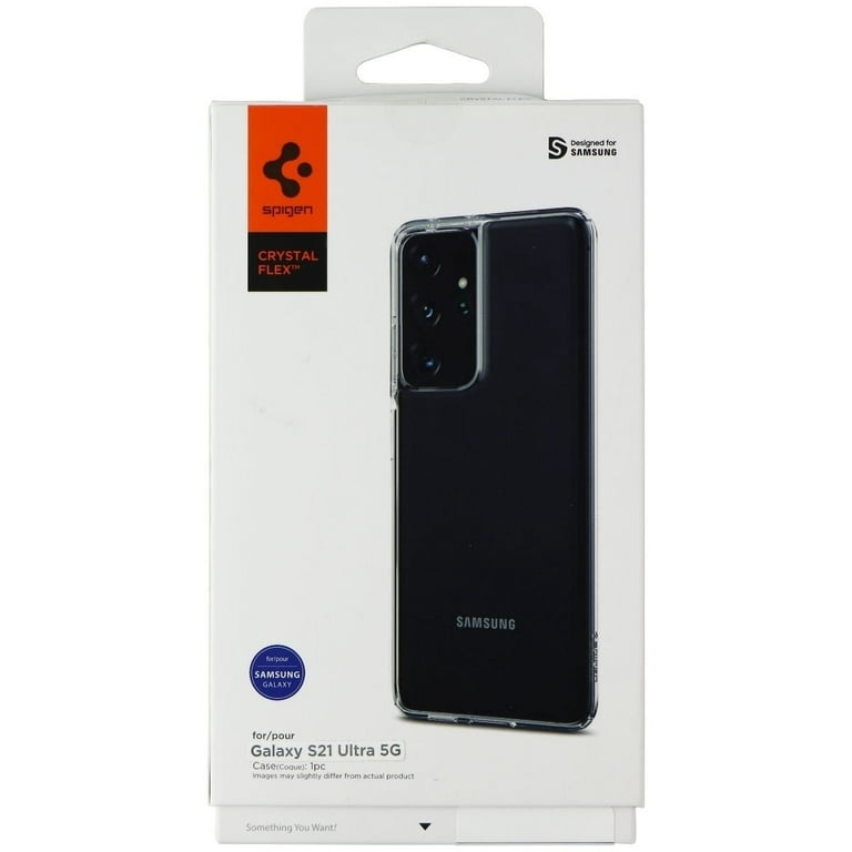 Spigen Crystal Flex Series Gel Case for Samsung Galaxy S21 Ultra 5G - Clear