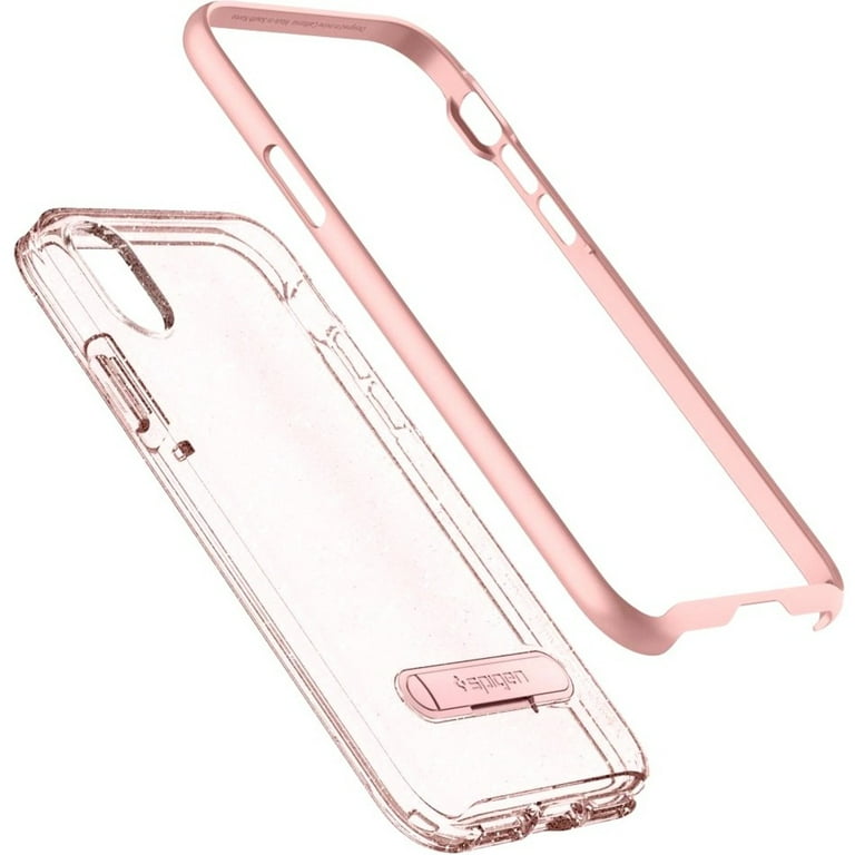 Spigen Crystal Hybrid Glitter Case w/ Kickstand for iPhone X