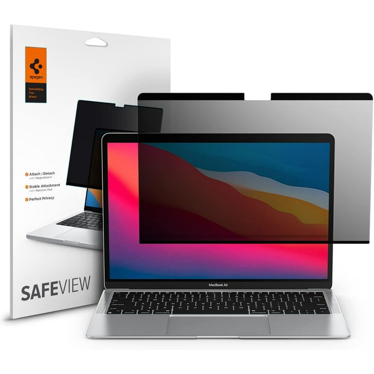 Spigen Privacy Filter Screen Protector SafeView designed for MacBook Pro 13 M1 2020 2019 2018 2017 MacBook Air Walmart