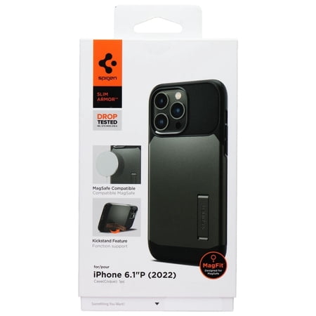 Spigen Slim Armor Case for MagSafe for iPhone 14 Pro - Gunmetal / Black