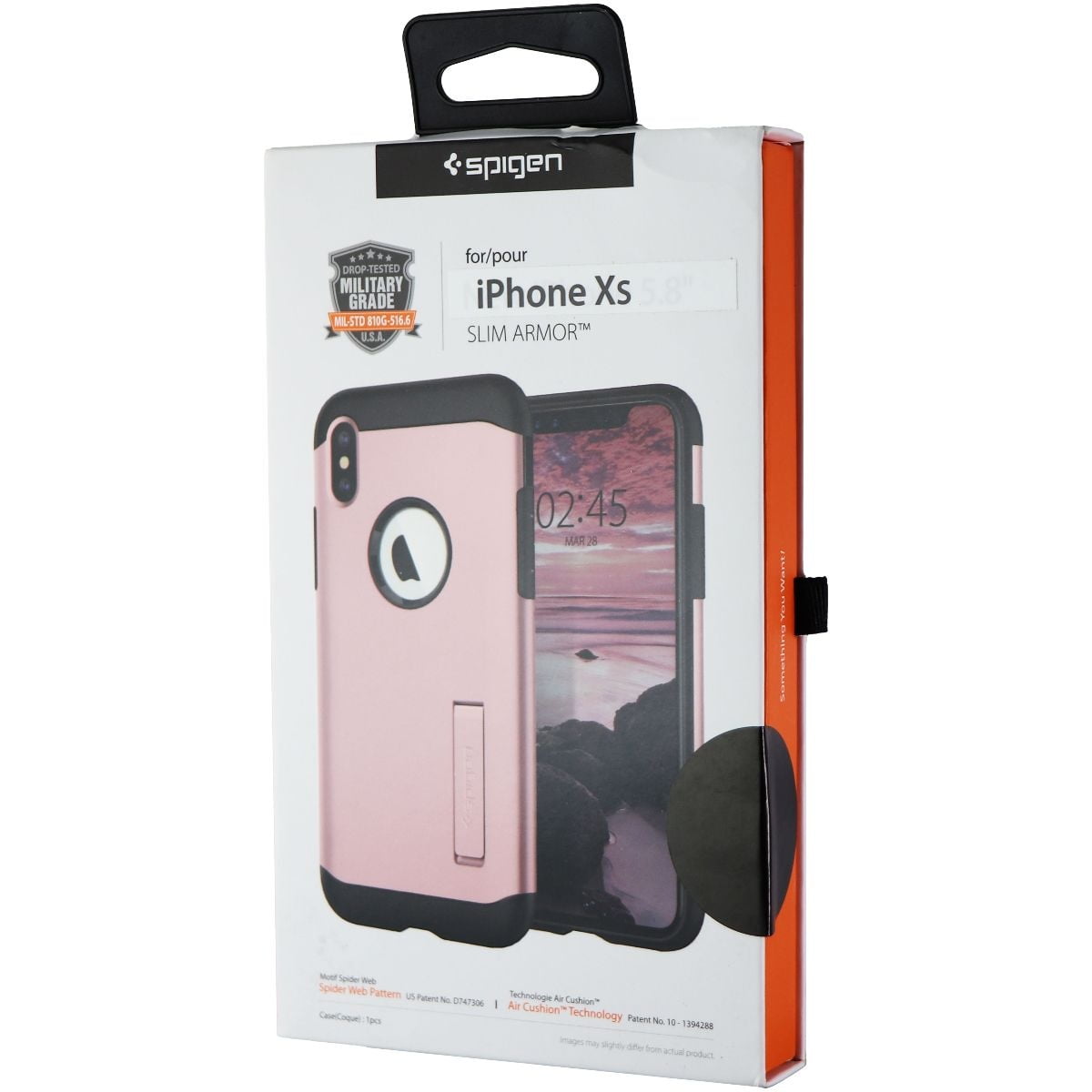 Spigen Slim Armor Dual Layer Case for Apple iPhone Xs/X Rose