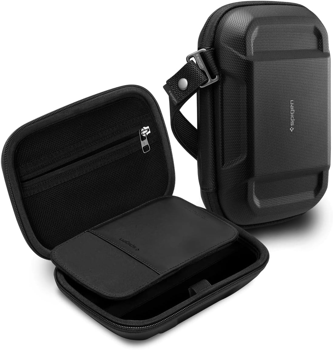 Spigen ged Armor Pro Hard Shell Portable Cable Organizer Bag Portable ...