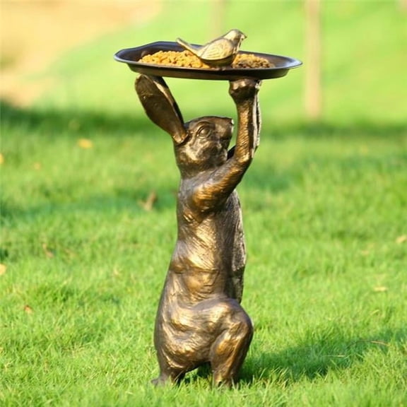SPI Cast Iron Bunny's Best Friend Birdfeeder