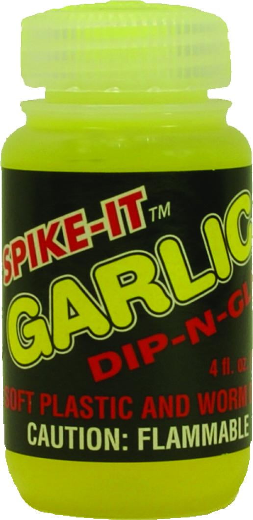 Spike-It 43001 4oz Dip-N-Glo Soft Plastic Lure Dye Cht Garlic