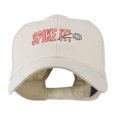 thumbnail image 1 of Spike It Volleyball Logo Embroidered Cap - Stone OSFM, 1 of 5