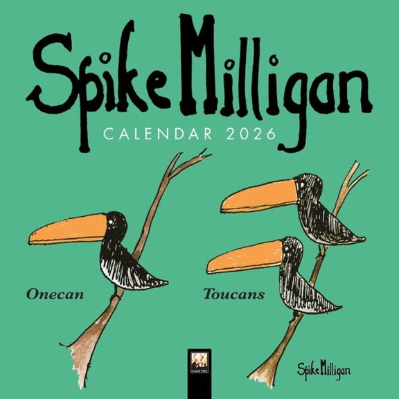 Pre-Owned Spike Milligan Mini Wall Calendar 2026 (Art Calendar), (Paperback)