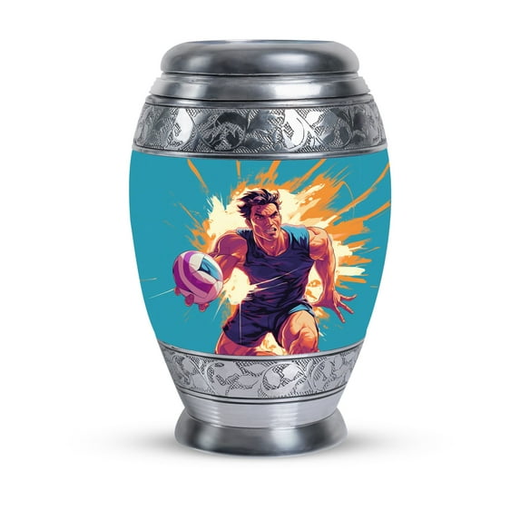 Spike Of Power Cremation Urns For Human Ashes Adult Female - Urn For Human Ashes Adult Men - Large Urns For Human Ashes Adult Male - Cremation Urn Human Ashes - Decorative Urn (Size -10inch)
