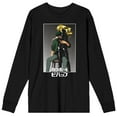 thumbnail image 1 of Spike Spiegel and Julia Cowboy Bebop Men's Black Long Sleeve shirt-Large, 1 of 1
