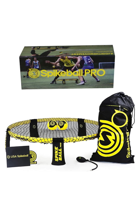 Pro Kit (Tournament Edition) - Includes Upgraded Stronger Playing Net, New Balls Designed to Add Spin, Portable Ball Pump Gauge, Backpack - As Seen on Shark Tank TV