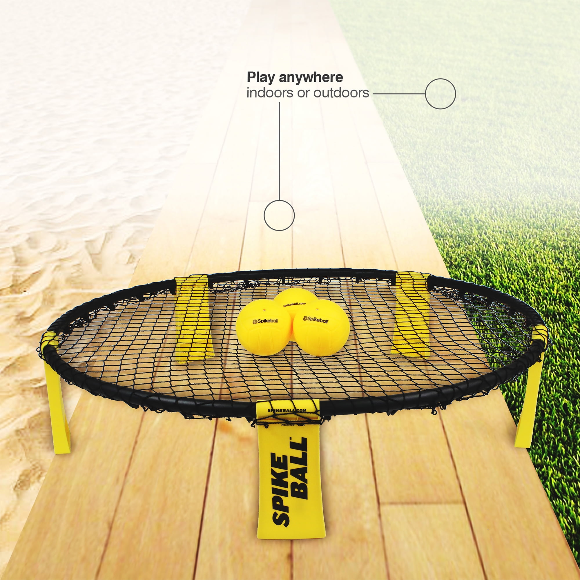 Spikeball Game Ball and Net Set, Indoor and Outdoor