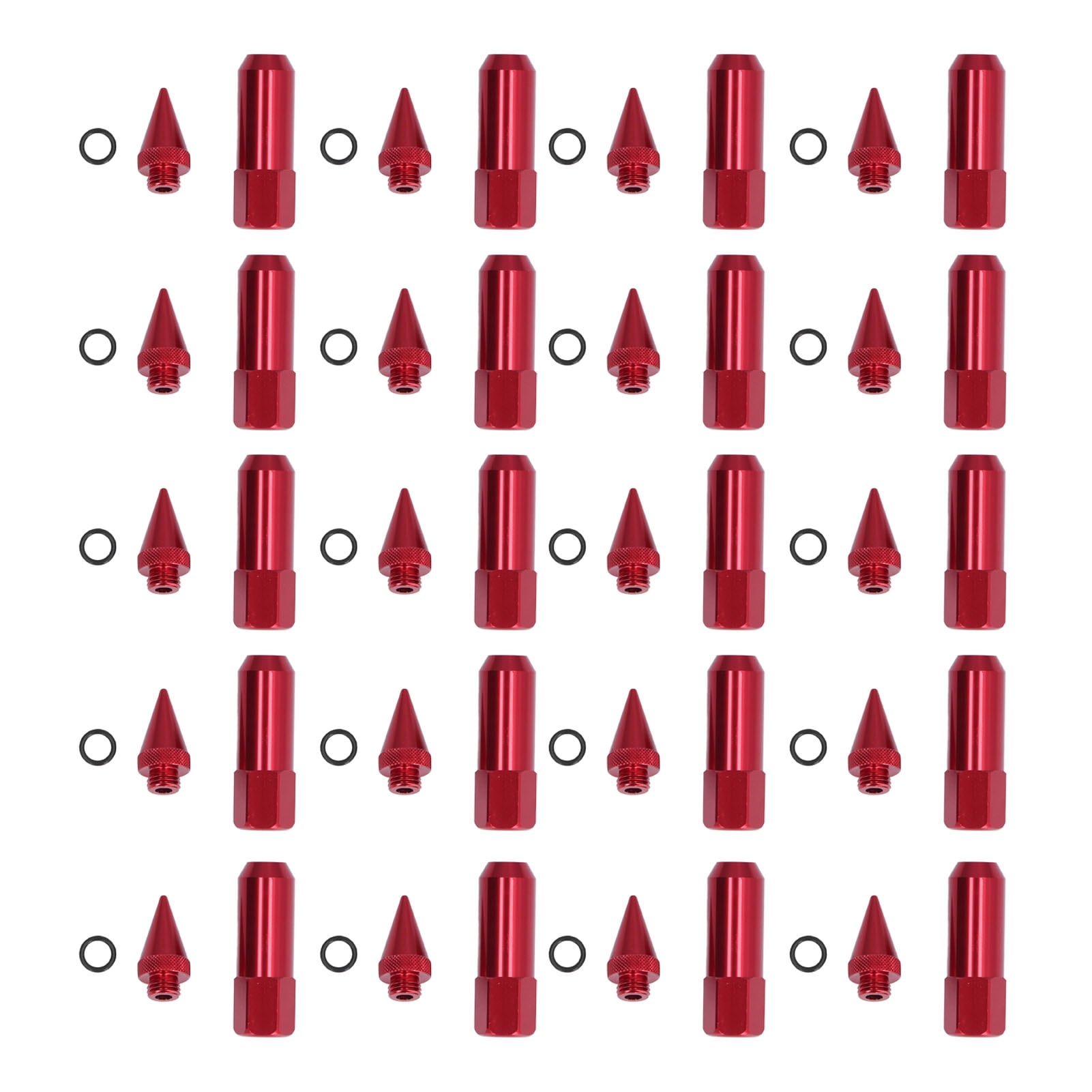 Spiked Nuts, M12x1.5 High Hardness Racing Wheels Rims Lug Nut Universal