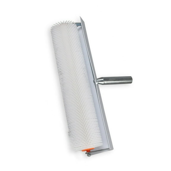 Spiked Screeding Roller Tool for Bubble Removal and Smooth Leveling on Flooring Surfaces Cement Tool withSp1ashGuard