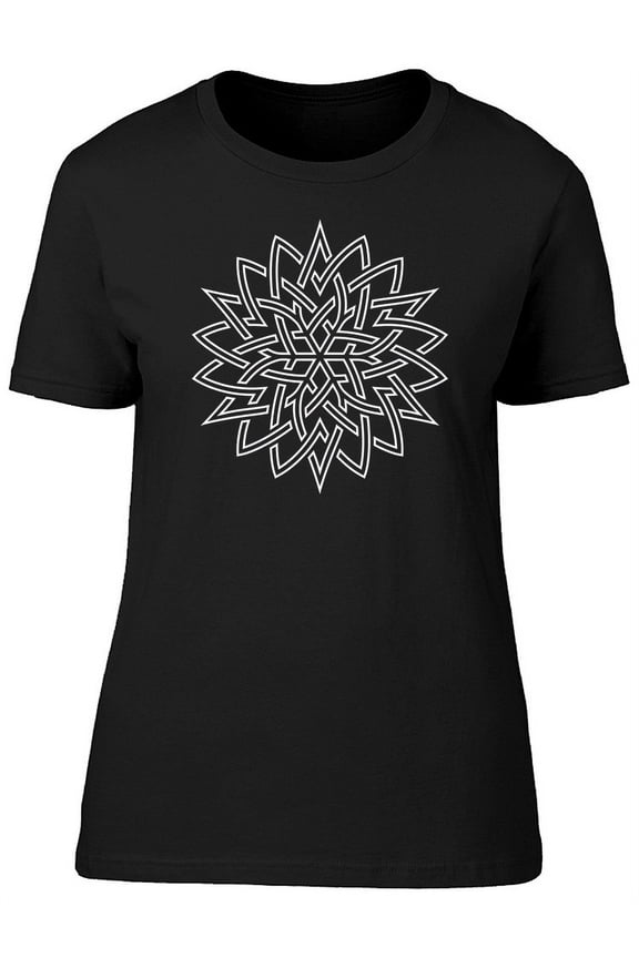 Spiky Celtic Art T-Shirt Women -Image by Shutterstock, Female Large