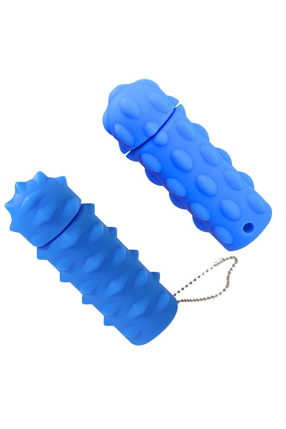 Spiky Grippie Keychain For Stress Relief And Stress Management Portable Textured Charm Toy With Soft Spikes
