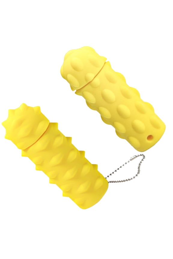 Spiky Grippie Keychain For Stress Relief And Stress Management Portable Textured Charm Toy With Soft Spikes