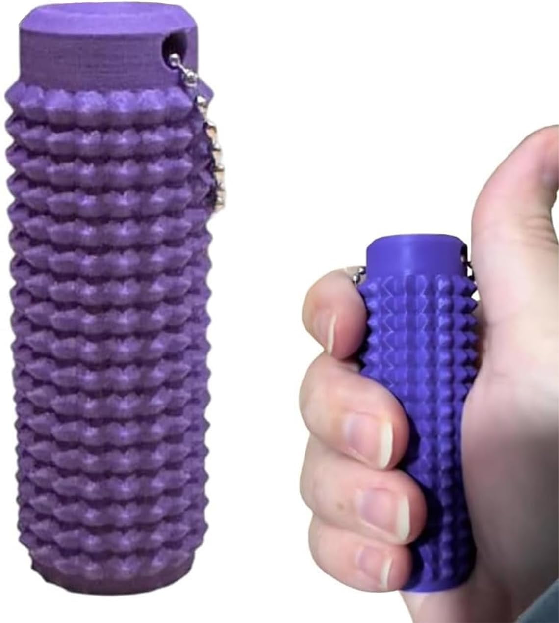 Reflexology Keychains Spiky Grippie Stim Keychain, Calming Fidget Keychain for Anxiety Relief ...