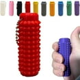thumbnail image 1 of Spiky Grippie Stim Keychain, Calming Fidget Keychain for Anxiety Relief, Hard Spiky Massagefor Stress Reduction and Focus Red, 1 of 6