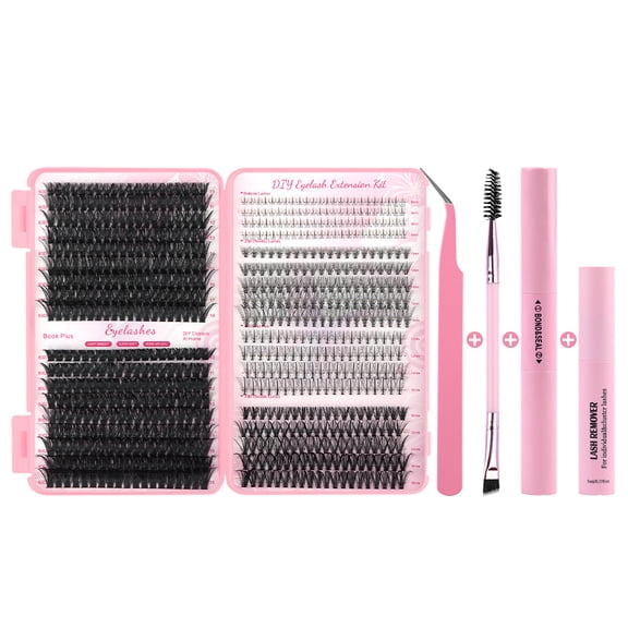 Spiky Lashes Lash Book, Pointed Fairy Cluster 30D, Best-selling DIY Segmented False Eyelashes