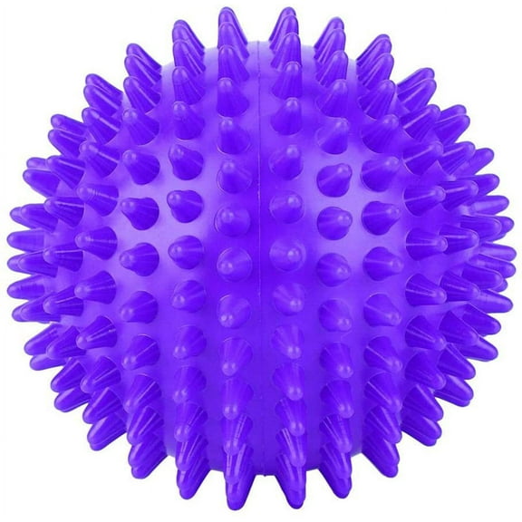 Spiky Massage Ball Roller Massager Ball for Foot Back Trigger Point Therapy, Myofascial Release, and Muscle Recovery.(S-Purple)