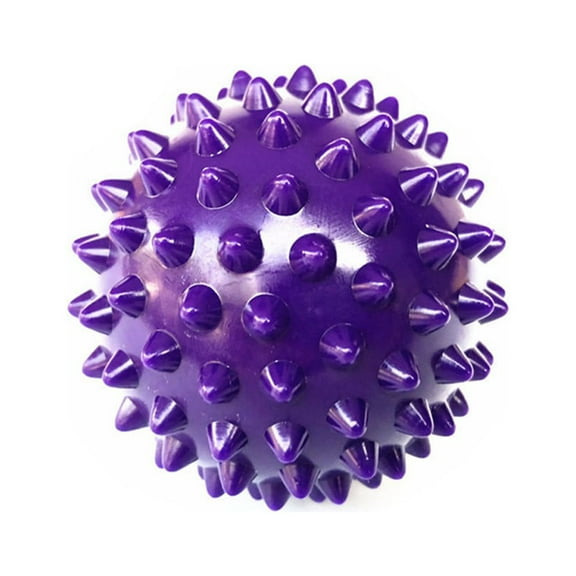 Spiky Massage Balls for Feet, Back, Hands, Muscles - Firm, Medium and Soft Spiked Massager Rollers for Plantar Fasciitis, Exercise, 2.56inch