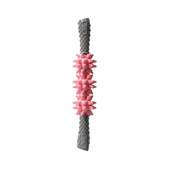 Spiky Massage Roller Stick for Muscle Relief, Deep Tissue Point Bar, Portable Leg Calf Back Release Tool for Gym Yoga Workout Recovery