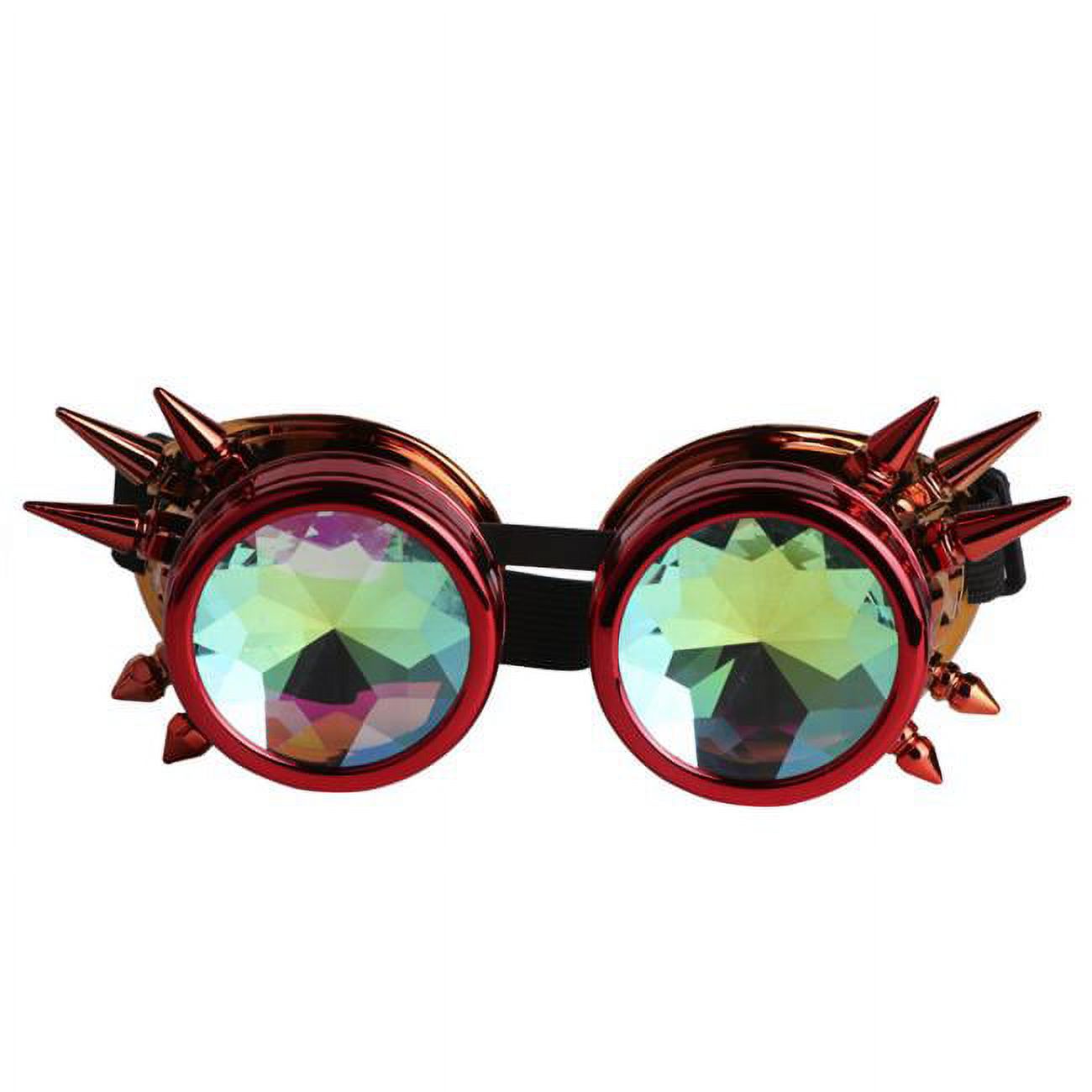 Spkicky Goggles Spiky Steampunk Kaleidoscope Goggles - Walmart.com