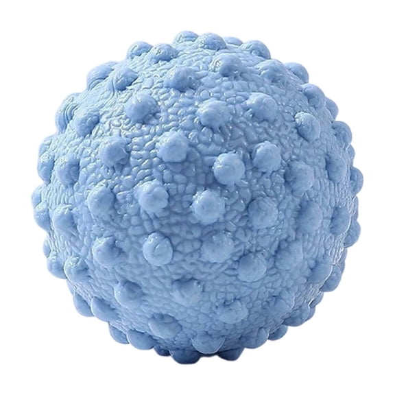 Spiky Textured TPE Massage Ball Portable Deep Tissue Trigger Point Massage Orb For Foot Back Waist Shoulder Muscle Tension Relief Fitness Recovery(Blue-2Inch)