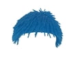 thumbnail image 1 of Spiky Wig Headband, Funny Hair Accessory for Adults, Soft Rubber Party Favors for Halloween and Hair Day, Blue, 1 of 6