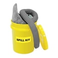 thumbnail image 1 of Spill Kit, 4 gal Volume Absorbed per Kit, 5 gal Capacity, Bucket, Gray, 10, 1 of 2