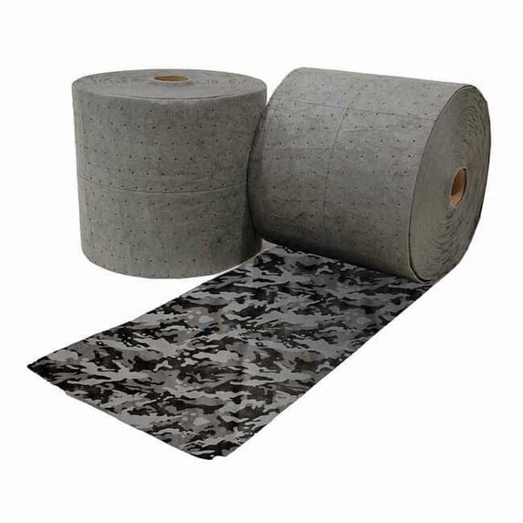 Sorbent Roll, 64 gal, 16 in x 150 ft, Universal, Camouflage, 2 PK DS-94BX