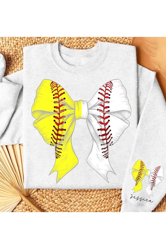 Spilit Baseball Softball Coquette Bow Soft Girl Era Baseball Coquette Softball Spilit Bow