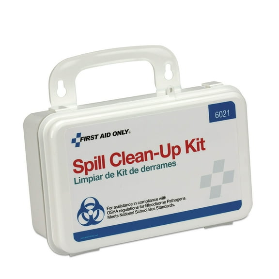 Spill Clean Up Kit, Plastic Case