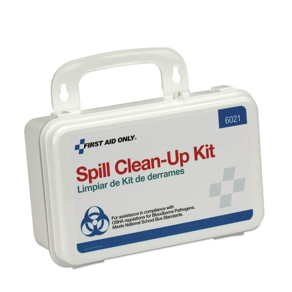 Spill Clean Up Kit, Plastic Case