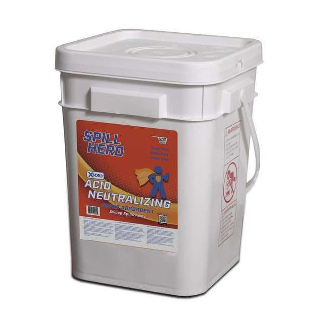 Spill Hero Acid Neutralizing Absorbent,70,White XT16N
