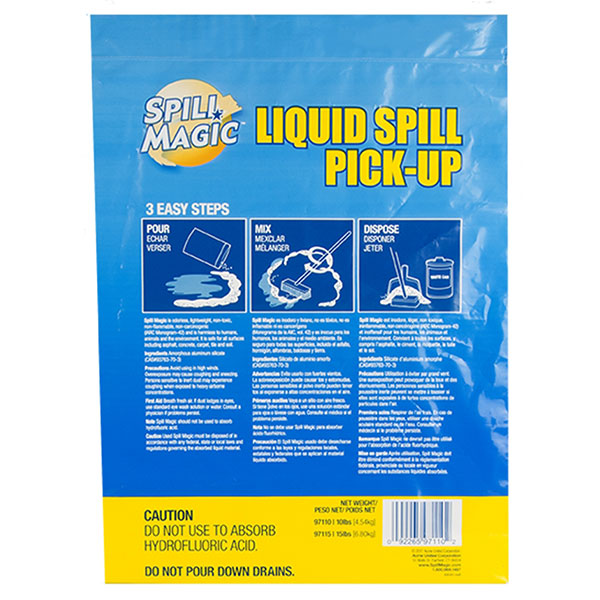Spill Magic Absorbent Powder w/ Plastic Bag, 15 lb (1 Unit) - Walmart.com