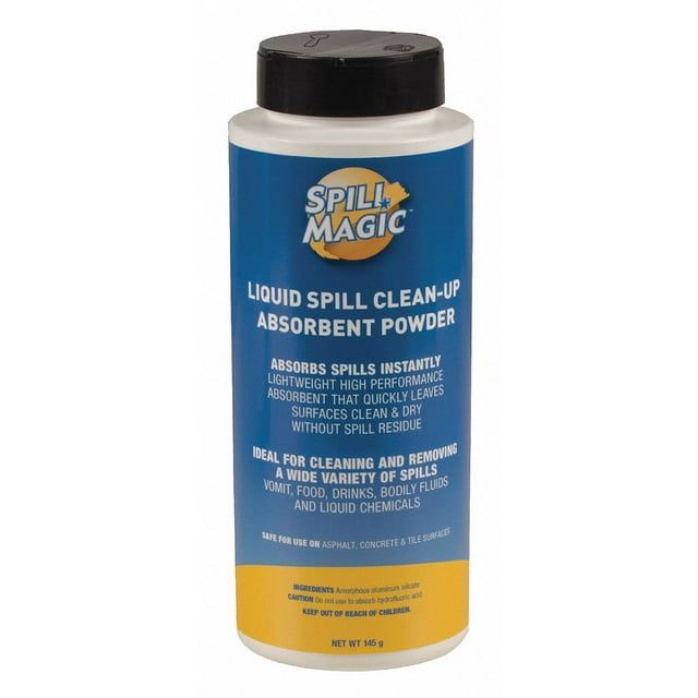 Spill Magic Absorbent Spill Powder,145g,Blue,PK6 97504