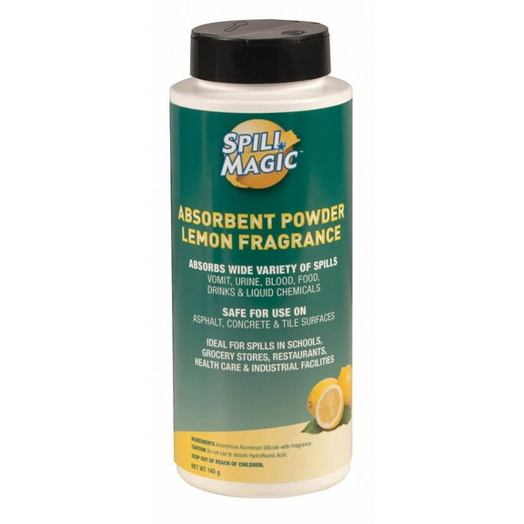 Spill Magic Absorbent Spill Powder,145g,Green,PK6 97503