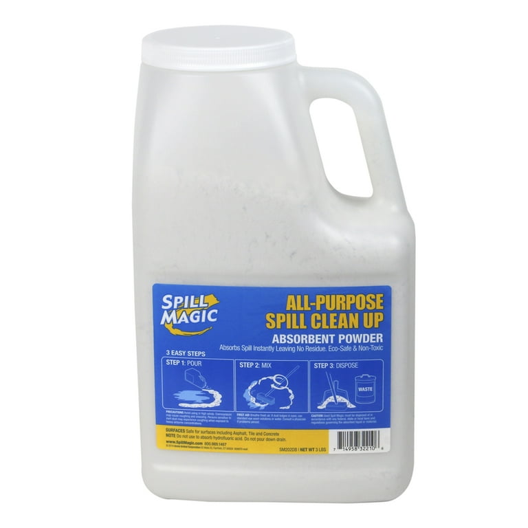 Spill Magic All-Purpose Spill Clean Up - 12/Carton - Blue Spill Magic All-Purpose Spill Clean Up - 12/Carton - Blue