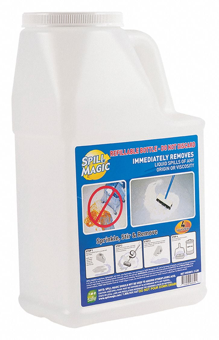 Spill Magic Empty Container ,Clear,5-1/8