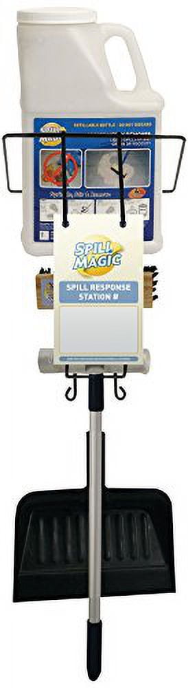 Spill Magic SM1SRSKIT Spill Response Station Kit with Filled Absorbent Powder Bottle