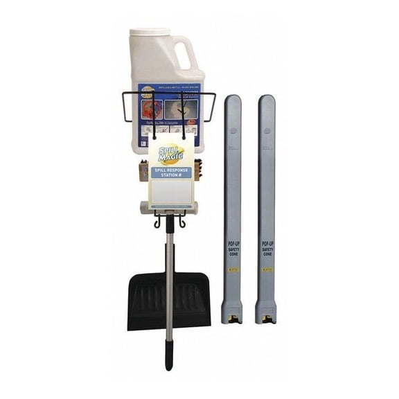 Spill Magic Spill Response Station Kit,Blk,7-3/4" L SM1SRSKITZ