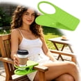 thumbnail image 1 of Spill-Proof Adjustable Clamp Cup Holder Portable Drink Clip Fits Adirondack Chair Pool Cruise RV Patio Kitchen Office Outdoor Universal Tumbler & Water Bottle Beverage Accessory (B), 1 of 6