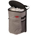 thumbnail image 1 of Spill-Proof Car Trash Can - Leakproof Liner & Flip-Top Lid Auto Trash Can - Hangs in Trucks & SUVs as Trunk Organizer - 2.5-Gal Mesh Pockets for Camper Accessories - 2.5 Gal, Gray, Round, 1 of 5