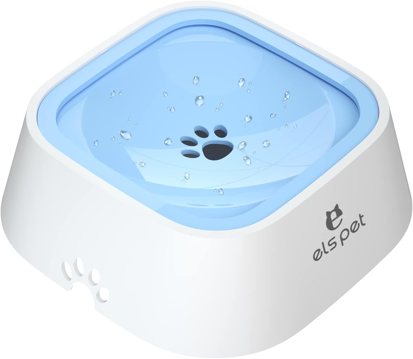 Spill Proof Dog Water Bowl, 35oz No Spill Water Bowl for Dogs, 1L Slow Drinking Dog Water Bowl, Slow Water Bowl for Dogs, Vehicle Travel Water Bowl, for Small Medium Cats and Dogs.